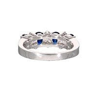 Vicenza - Piazzetta Palladio 2 - Anello Crivelli Donna ZAFFIRO in Oro bianco Zaffiro 1.64 Ct 230-338-248 ZF - 230-338-248 ZF